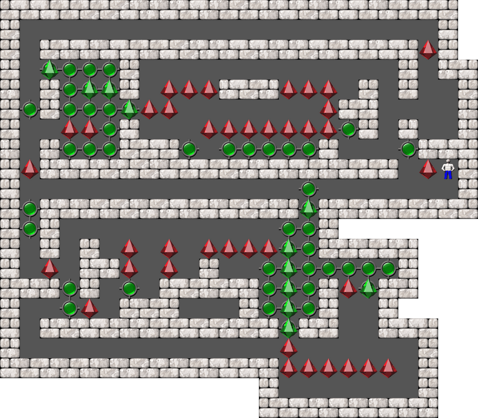 Sokoban Mass Remodel level 215